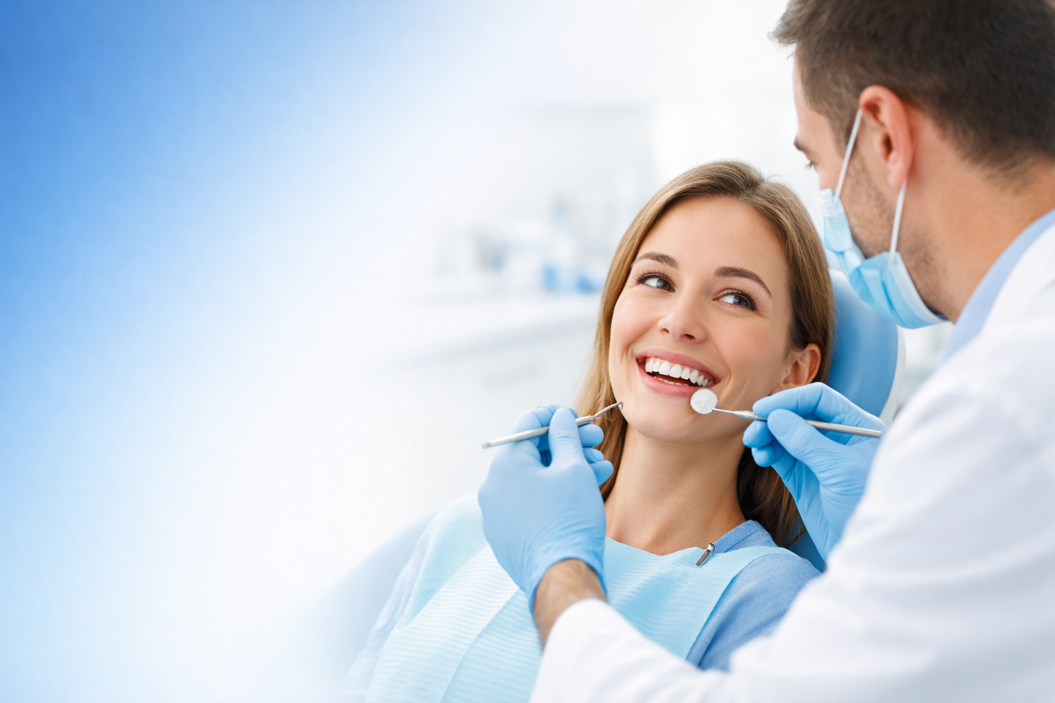 Paciente durante una consulta odontológica